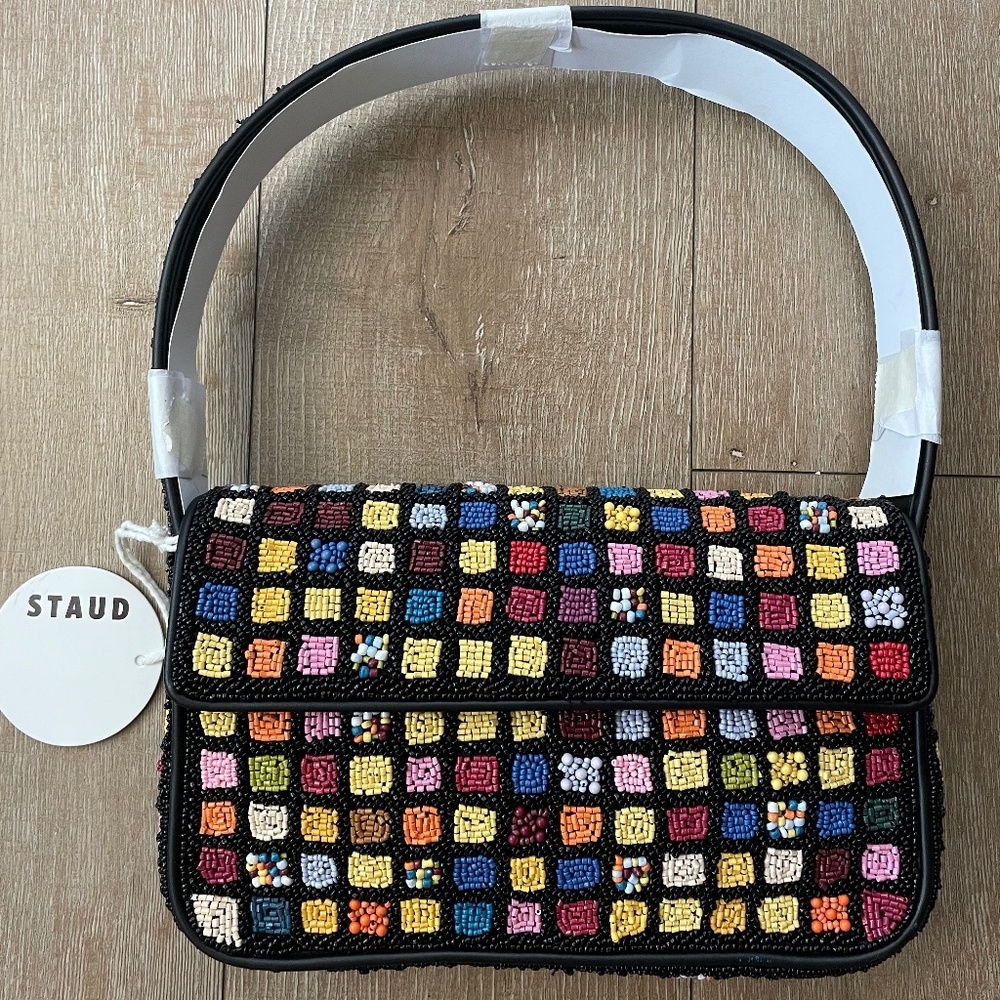 *NEW WITH TAGS* STAUD Tommy beaded bag “Dance Floor”
